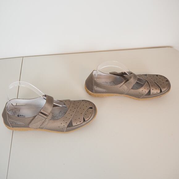 Spring Step Women's Streetwise Mary Jane Flat EUR 41 US 9.5- 10 Bronze Leather - Picture 4 of 10